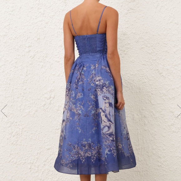 Zimmermann 
REBELLION BEADED PICNIC DRESS Midi Dress size 2 medium - Picture 2 of 2